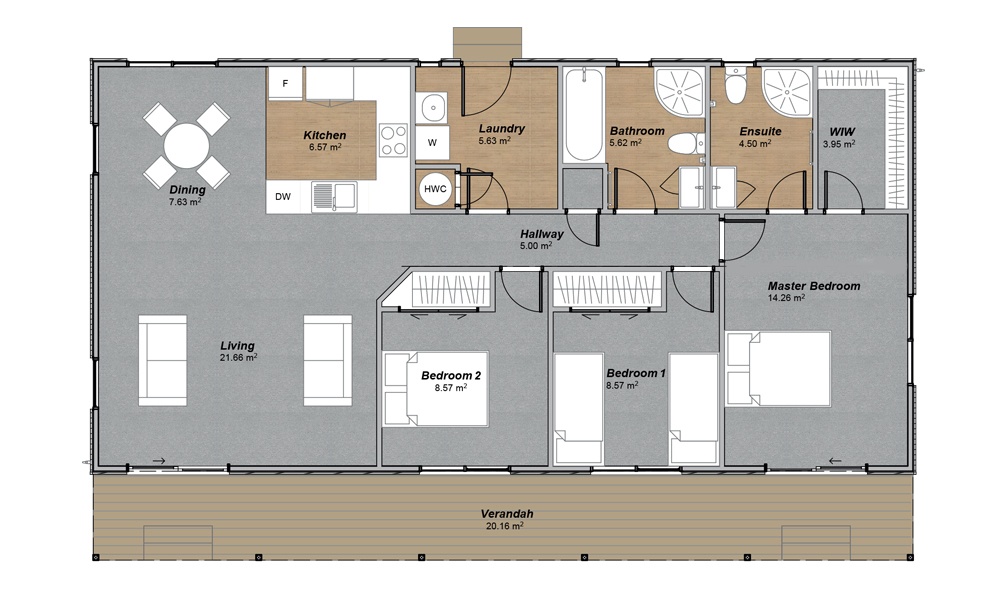 Hurunui Floorplan