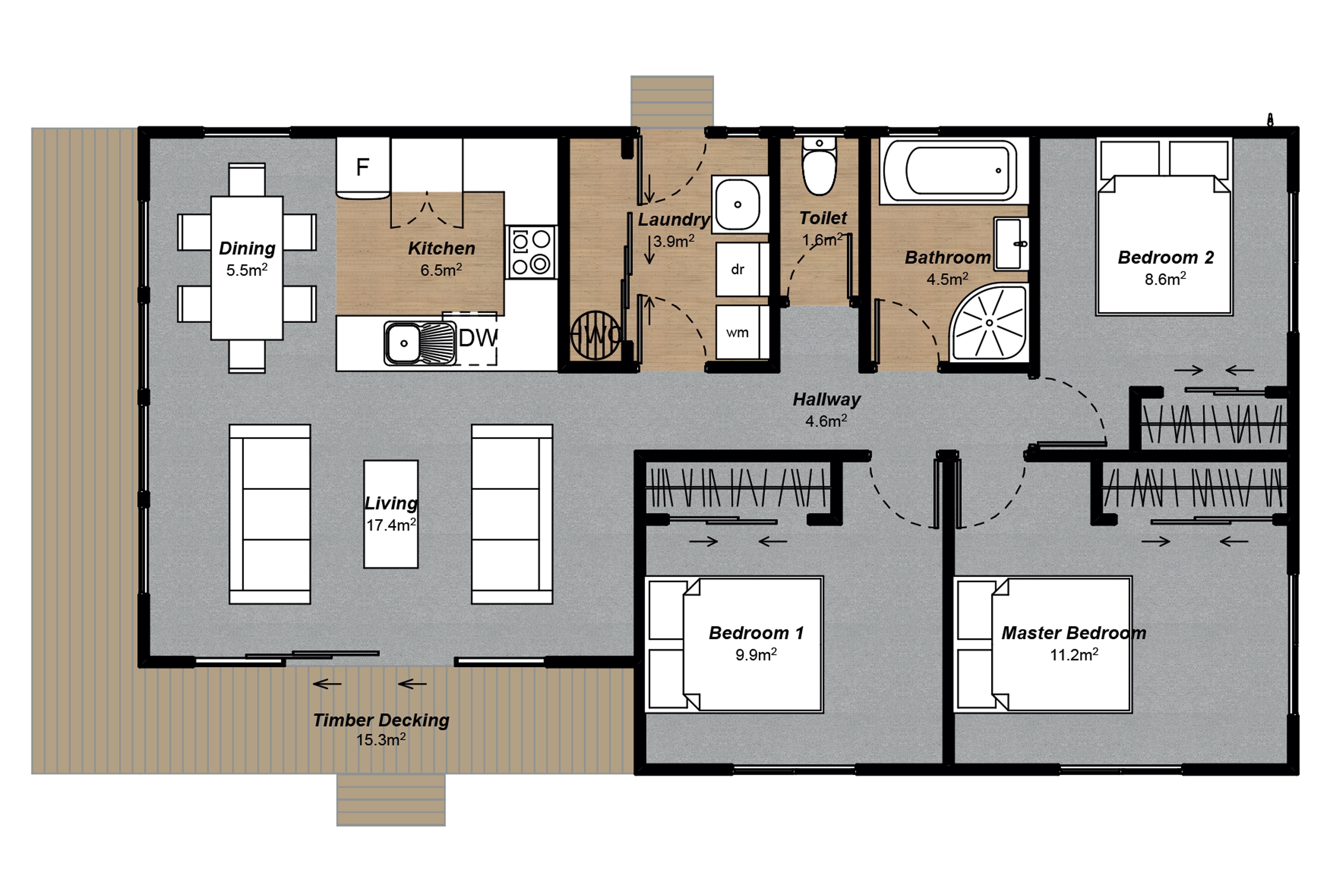 Oxford Modern Floorplan