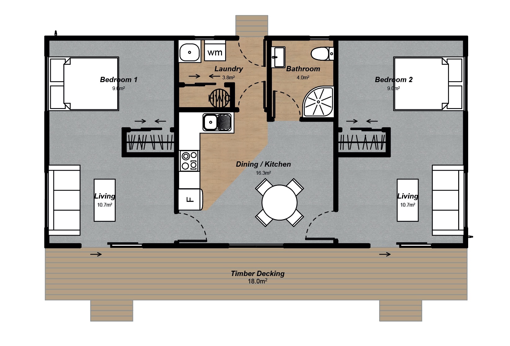 farm staff housing floorplan