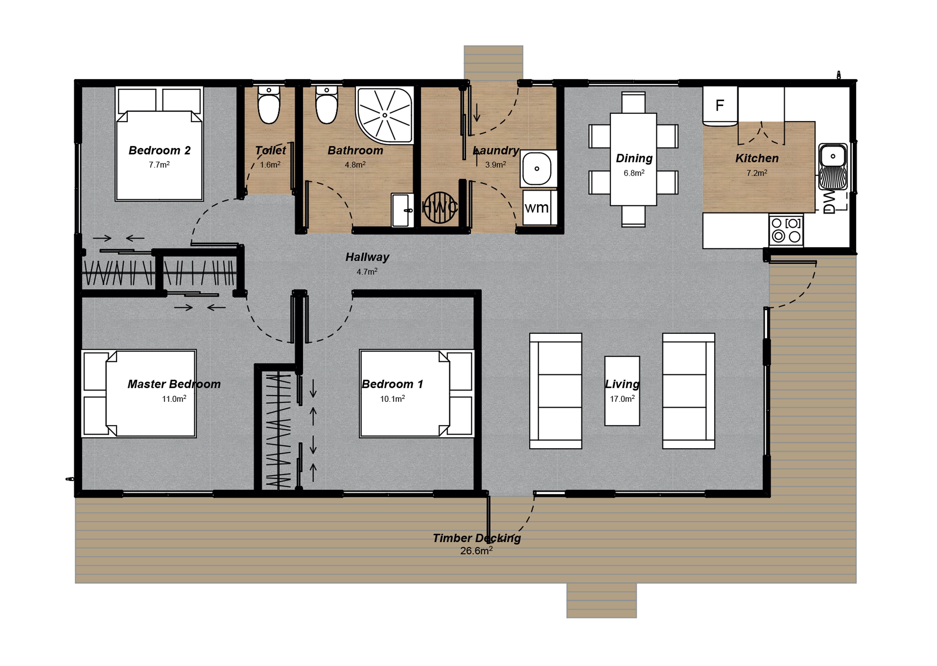 Villa 3 Floor plan