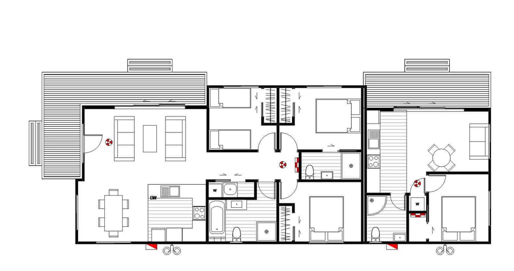 4 bedroom floorplan