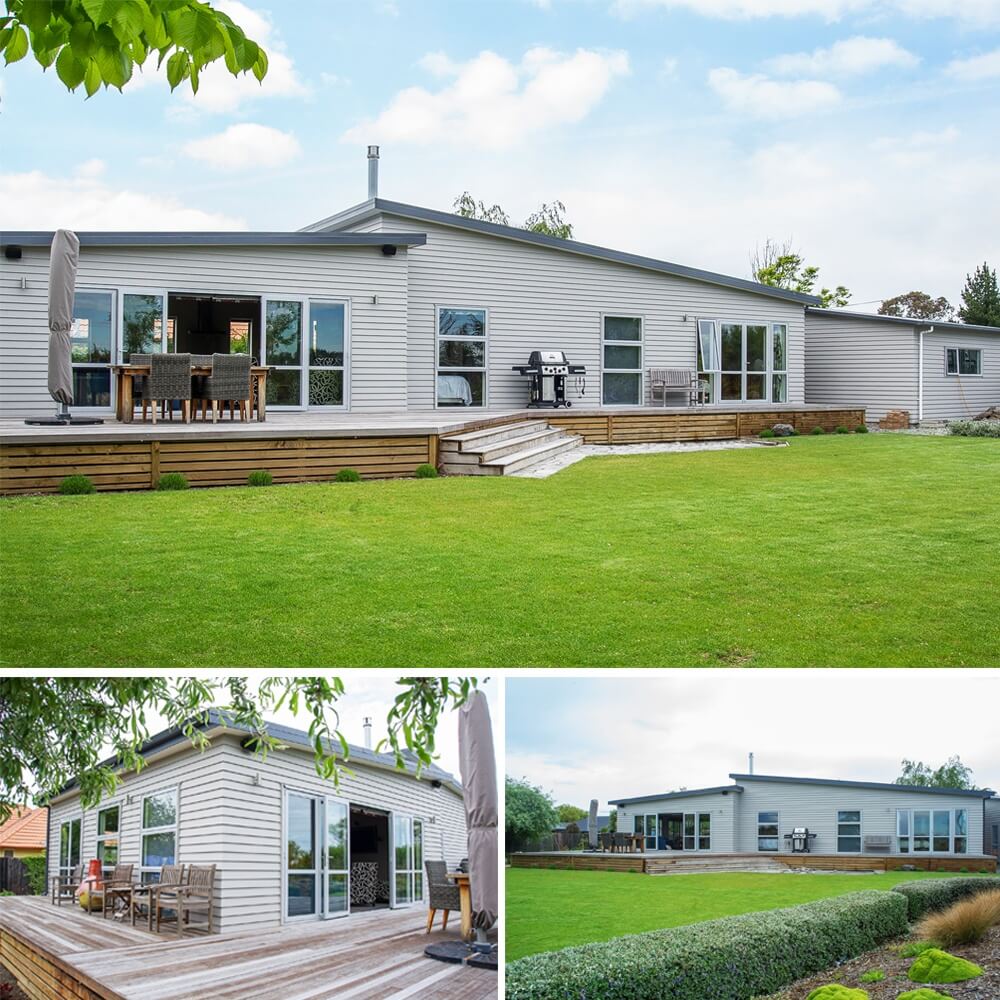 3 bedroom designer house in South Island NZ