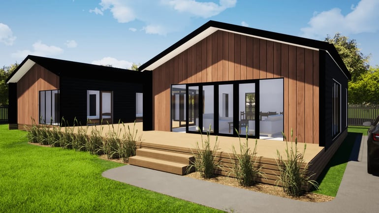 Benmore 3 bedroom modular house plan