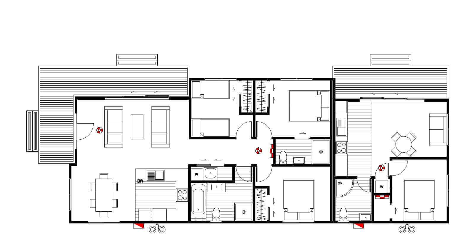 Kingston 3-bedroom prefab with 1-bedroom annex